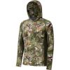 image:imageBASSDASH Mens UPF 50 Lightweight Hunting Camo Hoodie Quick Dry Performance Long Sleeve Fishing Shirt with Hood FS30MTimber Transition Camo