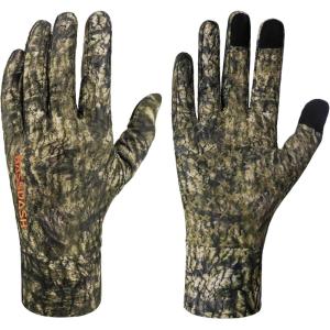 image:imageBASSDASH Mens Camo Hunting Gloves UPF 50 Lightweight Touchscreen Gloves for Warm Weather Fishing Hiking Outdoor ActivitiesSilicone Palm  Moss Wood