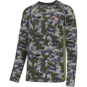 image:imageBASSDASH Mens Hunting Camo Performance Long Sleeve Shirt Fishing UPF50 FS13MGreen Vegetation Camo