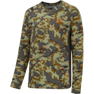 image:imageBASSDASH Mens Hunting Camo Performance Long Sleeve Shirt Fishing UPF50 FS13MOpen Terrain