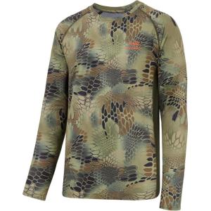 image:imageBASSDASH Mens Hunting Camo Performance Long Sleeve Shirt Fishing UPF50 FS13MPython Camo