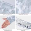 image:imageBASSDASH Mens UPF 50 Hooded Breathable Camo Shirts with Face Mask Lightweight Neck Gaiter Fishing Hiking Hoodie Shirt FS51MGrey Camo
