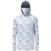 image:imageBASSDASH Mens UPF 50 Hooded Breathable Camo Shirts with Face Mask Lightweight Neck Gaiter Fishing Hiking Hoodie Shirt FS51MGrey Camo