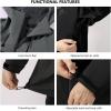 image:imageBASSDASH VORTEXIS Mens Waterproof Rain Jacket Breathable Ultra Lightweight RipStop Packable for Fishing Hunting Hiking