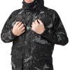 image:imageBASSDASH WalkerLW Breathable Waterproof Fishing Hunting Wading Jackets with Silent Outer Fabric for Men Women in 7 SizesBlak