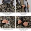 image:imageBASSDASH WalkerLW Breathable Waterproof Fishing Hunting Wading Jackets with Silent Outer Fabric for Men Women in 7 SizesGrunge Camo