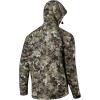image:imageBASSDASH WalkerLW Breathable Waterproof Fishing Hunting Wading Jackets with Silent Outer Fabric for Men Women in 7 SizesGrunge Camo