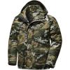 image:imageBASSDASH WalkerWL Mens Insulated Waterproof Fishing Hunting Jackets Silent Breathable Lightweight Winter Coat Cold WeatherDesolve Veil