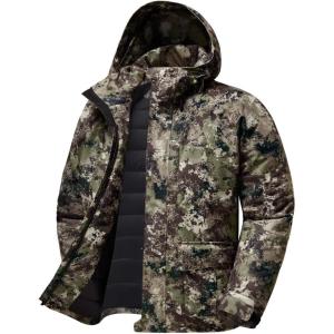 image:imageBASSDASH WalkerWL Mens Insulated Waterproof Fishing Hunting Jackets Silent Breathable Lightweight Winter Coat Cold WeatherGrunge Camo
