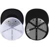 image:imageBASSDASH 2 Pack Flat Brim Trucker Cap Adjustable Snapback Hat Mesh Back for Men Women Fishing HuntingPack of 2  Black and White  Black Geometry