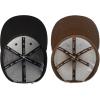 image:imageBASSDASH 2 Pack Flat Brim Trucker Cap Adjustable Snapback Hat Mesh Back for Men Women Fishing HuntingPack of 2  BlackFish Flag  Color Block Camo
