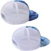 image:imageBASSDASH 2 Pack Flat Brim Trucker Cap Adjustable Snapback Hat Mesh Back for Men Women Fishing HuntingPack of 2  Blue Camo  Palm Trees