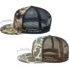 image:imageBASSDASH 2 Pack Flat Brim Trucker Cap Adjustable Snapback Hat Mesh Back for Men Women Fishing HuntingPack of 2  Highland  Color Block Camo