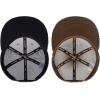 image:imageBASSDASH 2 Pack Flat Brim Trucker Cap Adjustable Snapback Hat Mesh Back for Men Women Fishing HuntingPack of 2  Highland  Color Block Camo