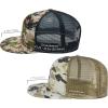 image:imageBASSDASH 2 Pack Flat Brim Trucker Cap Adjustable Snapback Hat Mesh Back for Men Women Fishing HuntingPack of 2  Highland  Mountain Camo