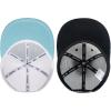 image:imageBASSDASH 2 Pack Flat Brim Trucker Cap Adjustable Snapback Hat Mesh Back for Men Women Fishing HuntingPack of 2  Turquoise  BlackTropical Flower