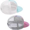 image:imageBASSDASH 2 Pack Flat Brim Trucker Cap Adjustable Snapback Hat Mesh Back for Men Women Fishing HuntingPack of 2  Turquoise  Rosy Clouds