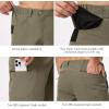 image:imageBASSDASH Mens 10 Hunting Shorts Camo RipStop Stretch Water Resistant for Fishing Hiking with Zipper Pocket FP13MDusty Olive