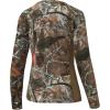 image:imageBASSDASH Womens Camo Hunting Shirt Long Sleeve UPF 50 Sun Protection Performance Tee Fishing HikingAutumn Forest