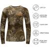 image:imageBASSDASH Womens Camo Hunting Shirt Long Sleeve UPF 50 Sun Protection Performance Tee Fishing HikingHighland 