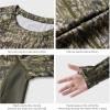 image:imageBASSDASH Womens Camo Hunting Shirt Long Sleeve UPF 50 Sun Protection Performance Tee Fishing HikingMoss Wood