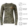 image:imageBASSDASH Womens Camo Hunting Shirt Long Sleeve UPF 50 Sun Protection Performance Tee Fishing HikingMoss Wood