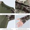 image:imageBASSDASH Womens Camo Hunting Shirt Long Sleeve UPF 50 Sun Protection Performance Tee Fishing HikingOlive GreenGrunge Camo