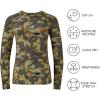 image:imageBASSDASH Womens Camo Hunting Shirt Long Sleeve UPF 50 Sun Protection Performance Tee Fishing HikingOpen Terrain