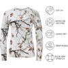 image:imageBASSDASH Womens Camo Hunting Shirt Long Sleeve UPF 50 Sun Protection Performance Tee Fishing HikingSnow Woodland Camo