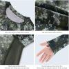 image:imageBASSDASH Womens Camo Hunting Shirt Long Sleeve UPF 50 Sun Protection Performance Tee Fishing HikingWoodland 