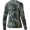 image:imageBASSDASH Womens Camo Hunting Shirt Long Sleeve UPF 50 Sun Protection Performance Tee Fishing HikingWoodland 