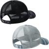image:imageBASSDASH 2 Pack Altimate Fishing Hunting Hat Mesh Back for Men Women Adjustable Baseball Trucker Cap Camo Blaze OrangeNight Digital Camo  Grey Camo