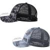 image:imageBASSDASH 2 Pack Altimate Fishing Hunting Hat Mesh Back for Men Women Adjustable Baseball Trucker Cap Camo Blaze OrangeNight Digital Camo  Grey Hexagonal Scales