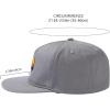image:imageBASSDASH Embroidered Soft Top Flat Brim Duck Hat Snapback Cap for Hunting Fishing and Outdoor ActivitiesGreySunset Fishing