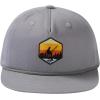 image:imageBASSDASH Embroidered Soft Top Flat Brim Duck Hat Snapback Cap for Hunting Fishing and Outdoor ActivitiesGreySunset Fishing
