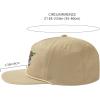 image:imageBASSDASH Embroidered Soft Top Flat Brim Duck Hat Snapback Cap for Hunting Fishing and Outdoor ActivitiesKhakiMallard