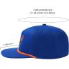 image:imageBASSDASH Embroidered Soft Top Flat Brim Duck Hat Snapback Cap for Hunting Fishing and Outdoor ActivitiesRoyal BlueMallard