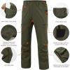 image:imageBASSDASH Invis 170 Mens Lightweight Hunting Pants 4Way Stretch Breathable Water Resistant for Turkey Early Season SpringDark Moss Green