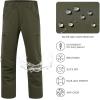 image:imageBASSDASH Invis 170 Mens Lightweight Hunting Pants 4Way Stretch Breathable Water Resistant for Turkey Early Season SpringDark Moss Green