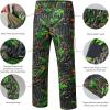 image:imageBASSDASH Invis 170 Mens Lightweight Hunting Pants 4Way Stretch Breathable Water Resistant for Turkey Early Season SpringGreen Leaves