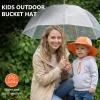 image:imageBASSDASH Kids Wide Brim Sun Hat UPF 50 UV Protection Lightweight Bucket Hat for Toddler Girls Boys
