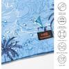 image:imageBASSDASH Mens 9 Fishing Shorts UPF 50 Stretch Water Resistant Quick Dry for Hiking with Zipper Pocket FP10MPalm Trees