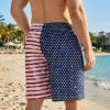 image:imageBASSDASH Mens 9 Swim Trunks UPF 50 Quick Dry Lightweight Beach Board Shorts with Mesh Lining for Fishing amp Water SportsAmericana