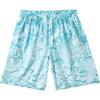 image:imageBASSDASH Mens 9 Swim Trunks UPF 50 Quick Dry Lightweight Beach Board Shorts with Mesh Lining for Fishing amp Water SportsMint Ocean Wave
