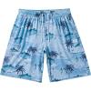 image:imageBASSDASH Mens 9 Swim Trunks UPF 50 Quick Dry Lightweight Beach Board Shorts with Mesh Lining for Fishing amp Water SportsPalm Trees