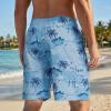 image:imageBASSDASH Mens 9 Swim Trunks UPF 50 Quick Dry Lightweight Beach Board Shorts with Mesh Lining for Fishing amp Water SportsPalm Trees