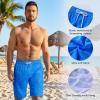 image:imageBASSDASH Mens 9 Swim Trunks UPF 50 Quick Dry Lightweight Beach Board Shorts with Mesh Lining for Fishing amp Water SportsSea Anchor