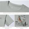 image:imageBASSDASH Mens Graphic TShirts Short Sleeve Fishing Shirt UPF 50 Moisture Wicking UV Sun Protection FS36MAsh GreyRainbow Trout