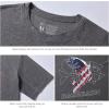 image:imageBASSDASH Mens Graphic TShirts Short Sleeve Fishing Shirt UPF 50 Moisture Wicking UV Sun Protection FS36MHeather GreyFlag Bass