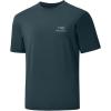 image:imageBASSDASH Mens Graphic TShirts Short Sleeve Fishing Shirt UPF 50 Moisture Wicking UV Sun Protection FS36MSlate BluePoppy Red Tuna